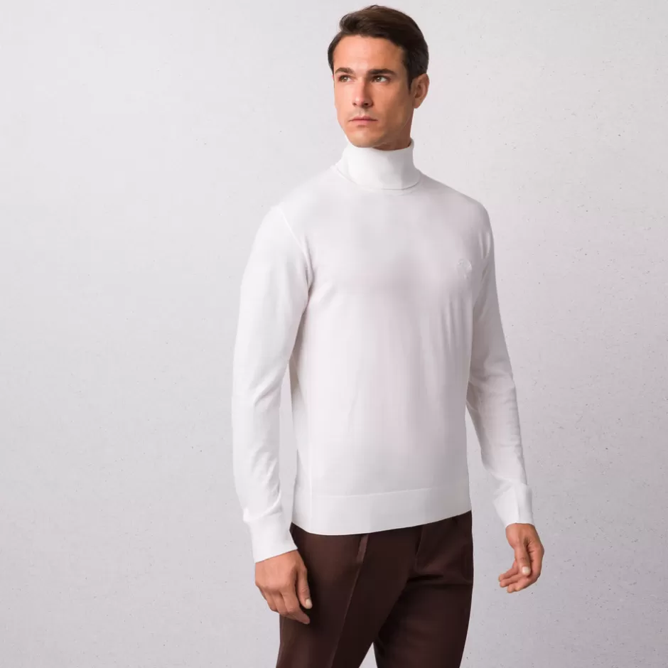 KNIT WOOL TURTLENECK SWEATER | Stefano Ricci Flash Sale