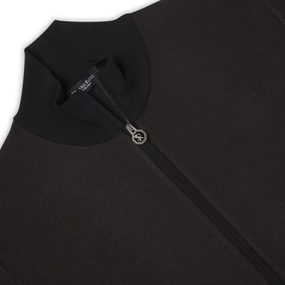 KNIT ZIP CARDIGAN | Stefano Ricci New