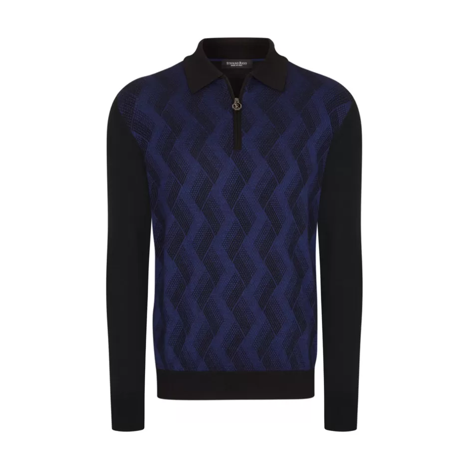 KNIT ZIP POLO | Stefano Ricci Hot