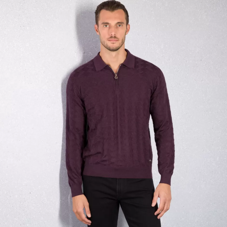 KNIT ZIP POLO | Stefano Ricci Hot