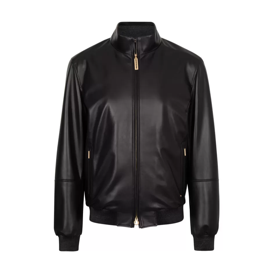 LAMBSKIN LEATHER BLOUSON | Stefano Ricci Shop