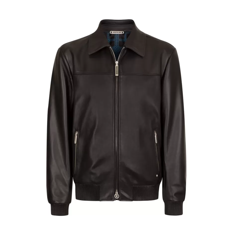 LAMBSKIN LEATHER BLOUSON | Stefano Ricci Outlet