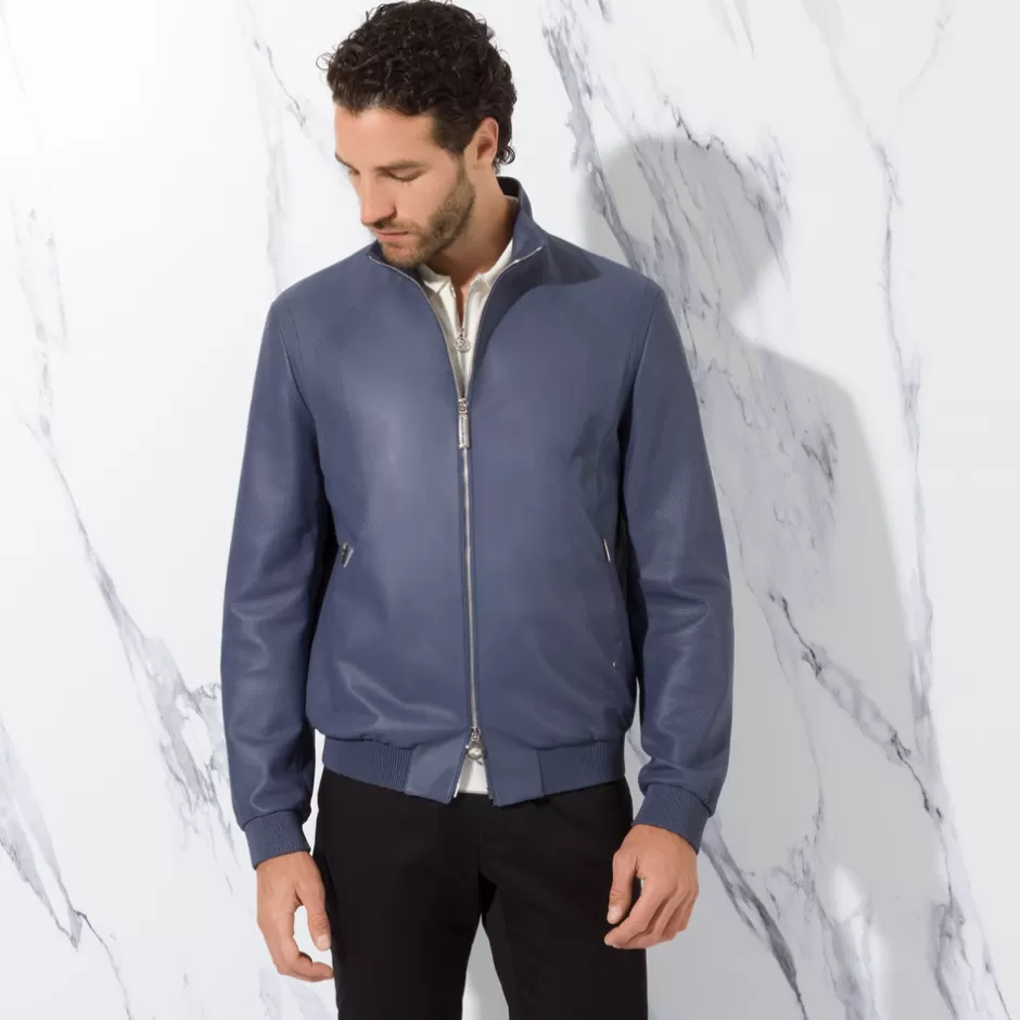 LAMBSKIN LEATHER BLOUSON | Stefano Ricci Outlet