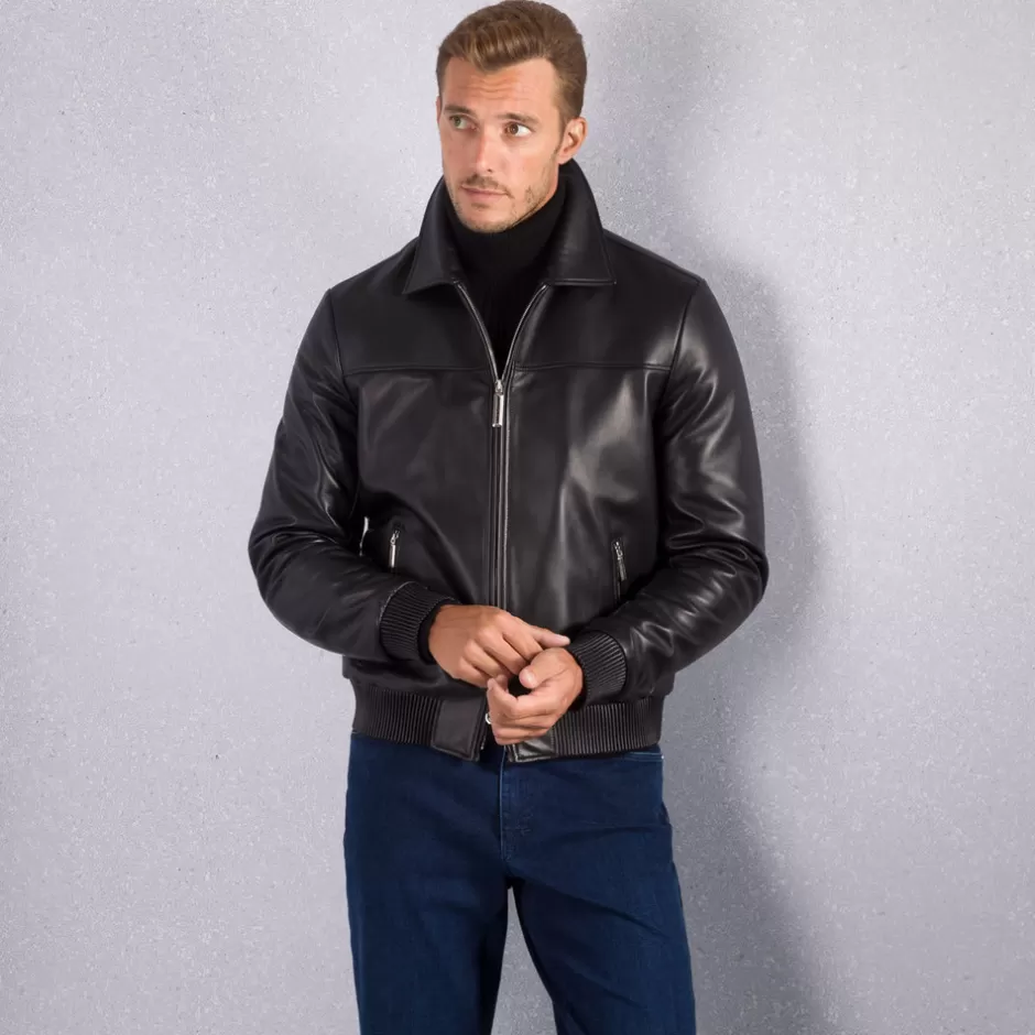 LAMBSKIN LEATHER BLOUSON | Stefano Ricci Outlet