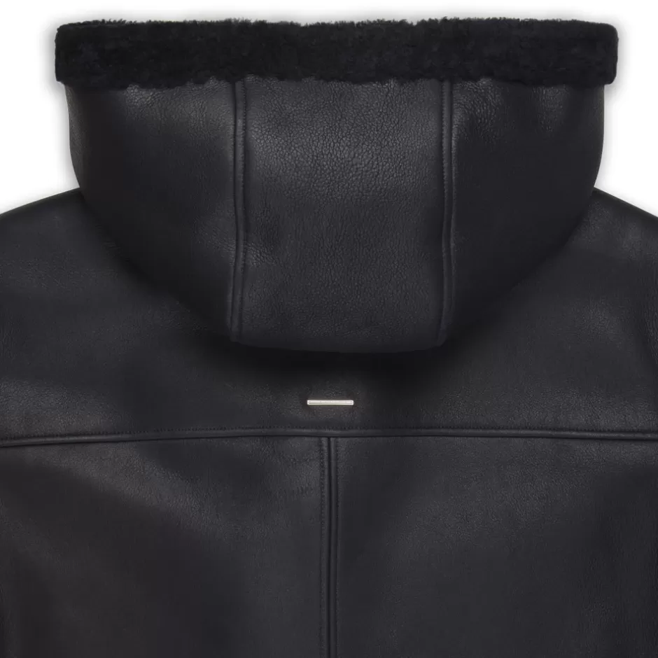 LEATHER AND SHEARLING COAT | Stefano Ricci Online