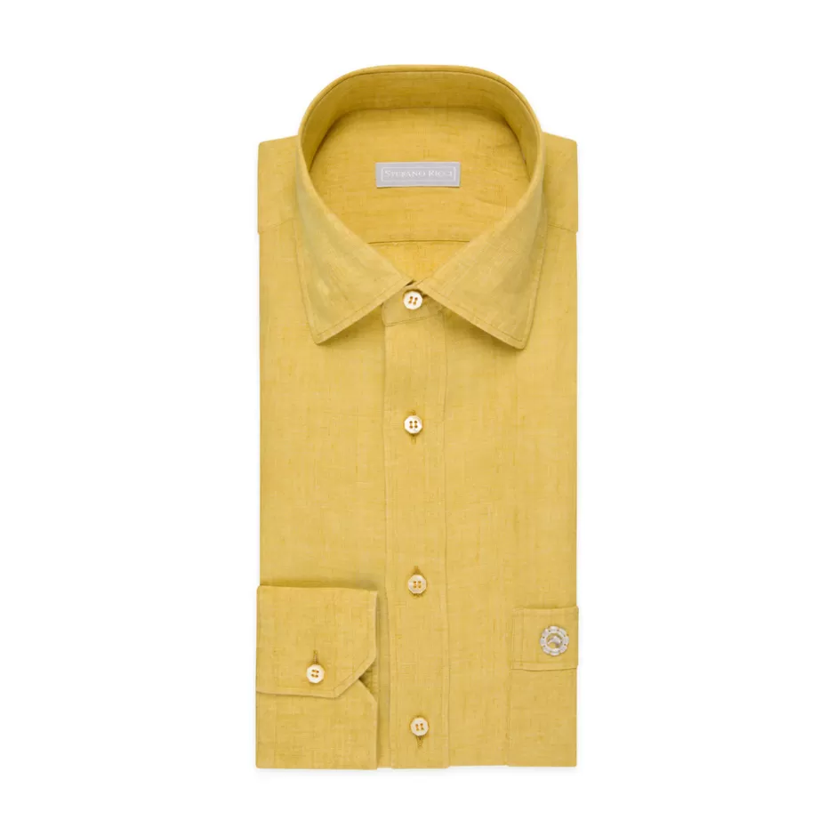 LINEN ALBA SHIRT | Stefano Ricci Discount