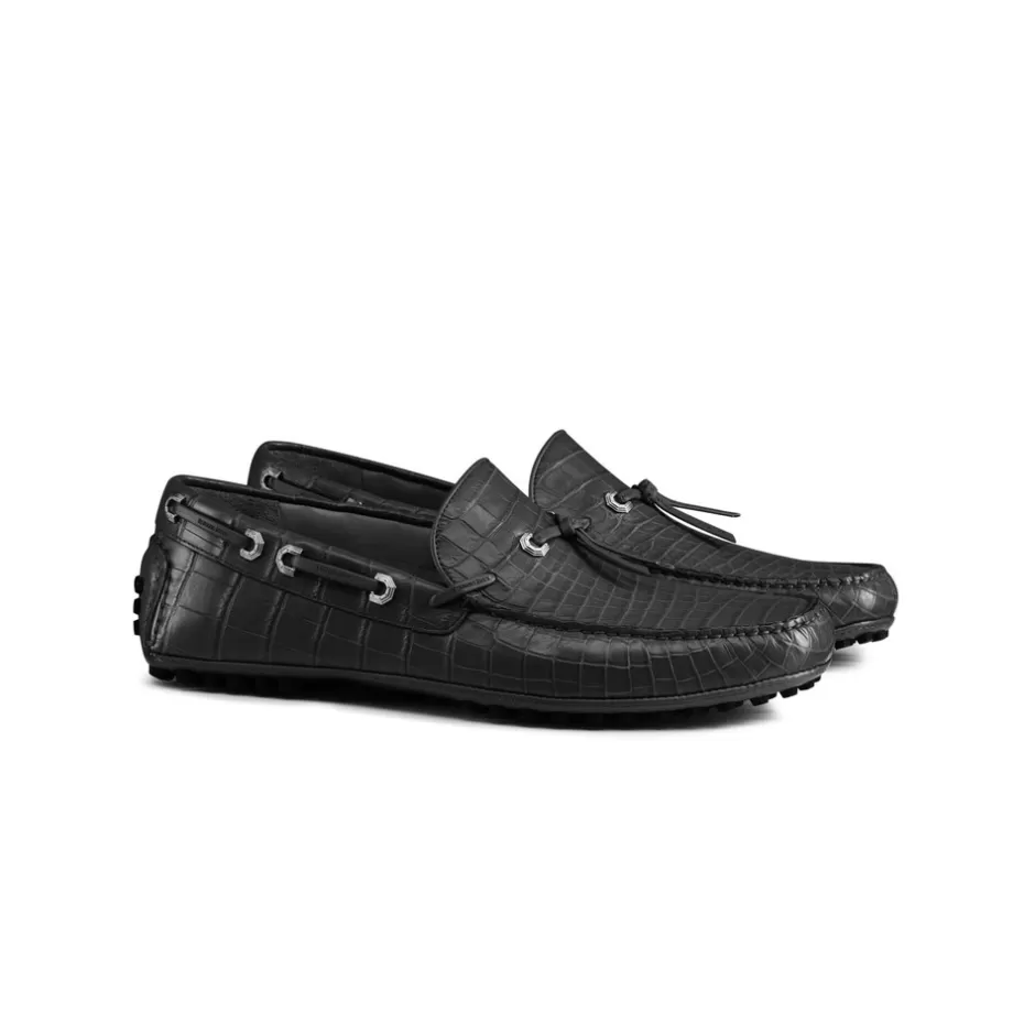 MATTED CROCODILE DRIVING SHOES | Stefano Ricci Flash Sale