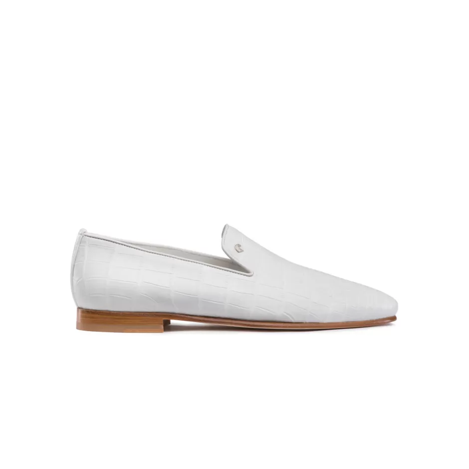 MATTED CROCODILE LEATHER LOAFERS | Stefano Ricci Shop