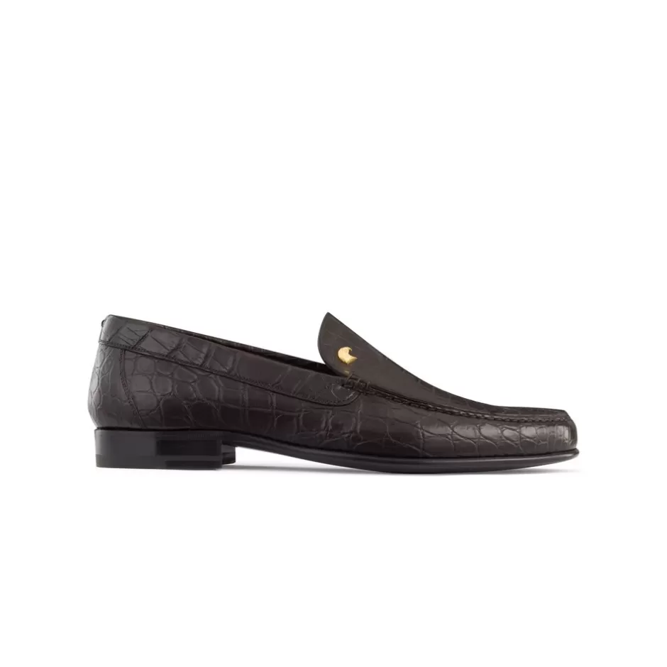 MATTED CROCODILE LEATHER LOAFERS | Stefano Ricci New