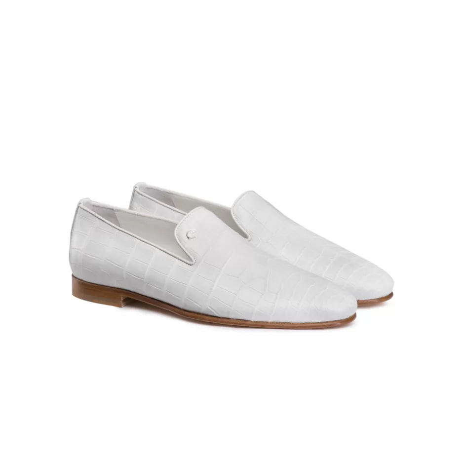 MATTED CROCODILE LEATHER LOAFERS | Stefano Ricci Shop