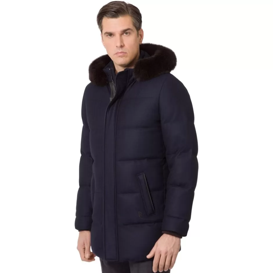 PARKA WITH FOX FUR HOOD | Stefano Ricci Fashion