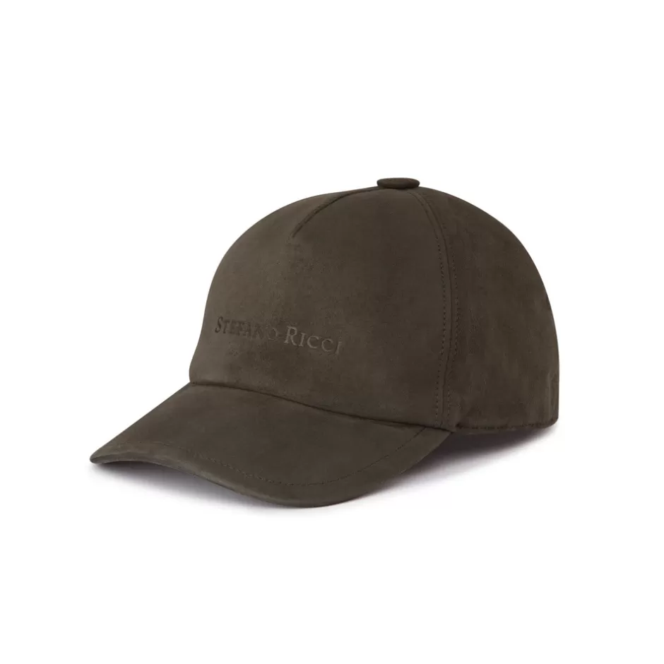 PURE SUEDE BASEBALL CAP | Stefano Ricci New