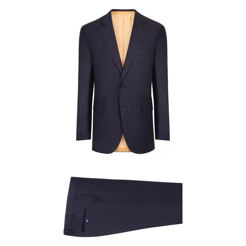 PURE WOOL TWO-BUTTON SUIT | Stefano Ricci Clearance