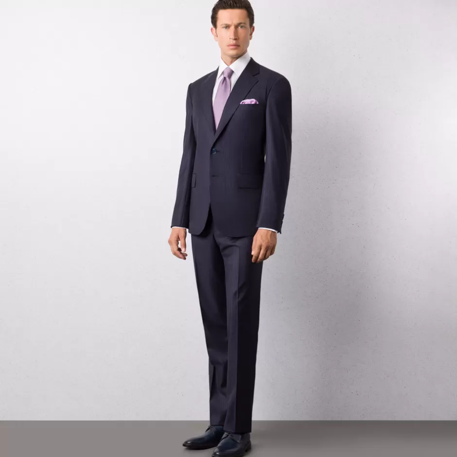 PURE WOOL TWO-BUTTON SUIT | Stefano Ricci Clearance