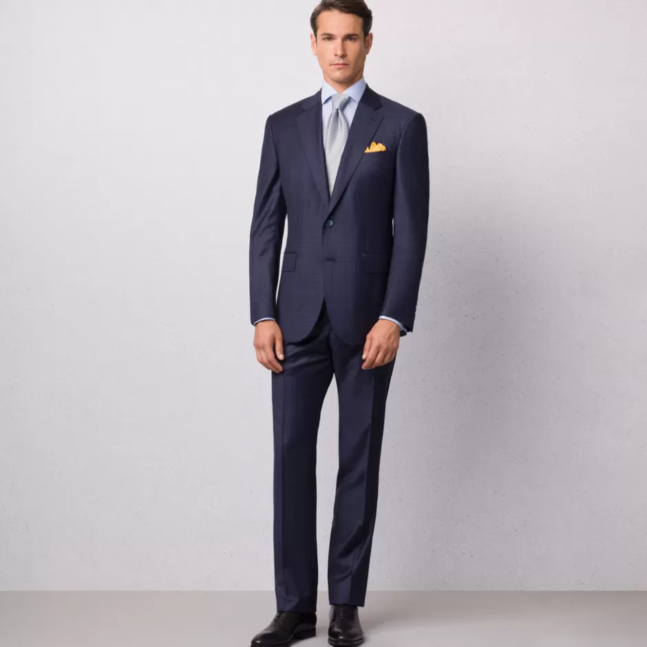 PURE WOOL TWO-BUTTON SUIT | Stefano Ricci New