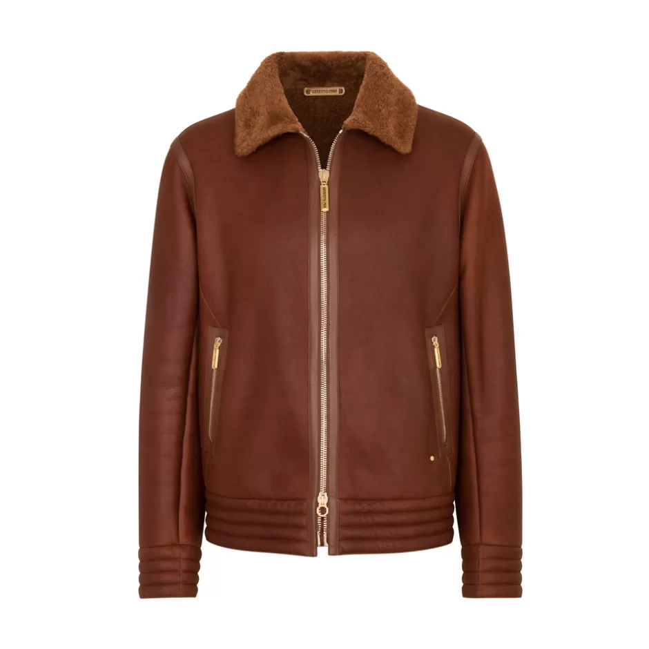 SHEARLING AND LAMBSKIN LEATHER BLOUSON | Stefano Ricci Cheap