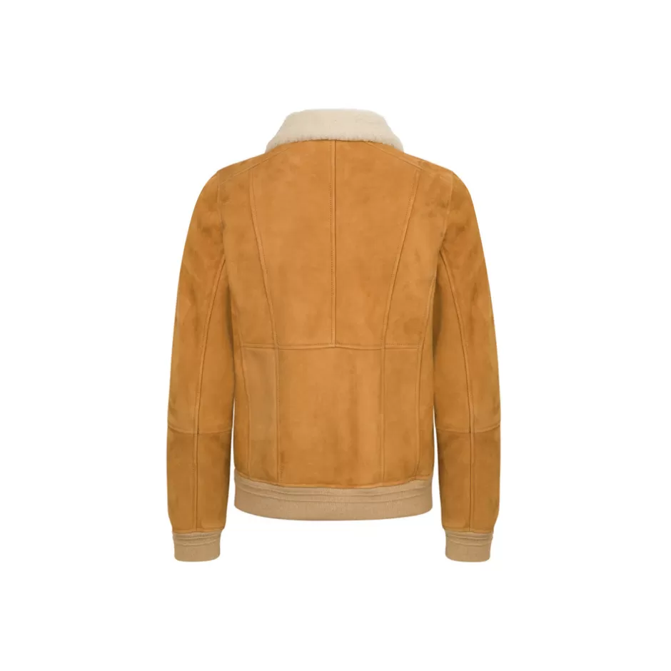SHEARLING AND LAMBSKIN LEATHER BLOUSON | Stefano Ricci Hot