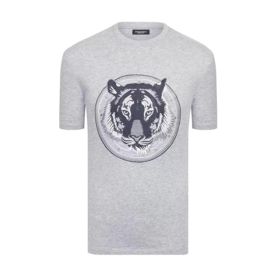 SHORT SLEEVED CREW NECK T-SHIRT | Stefano Ricci Best
