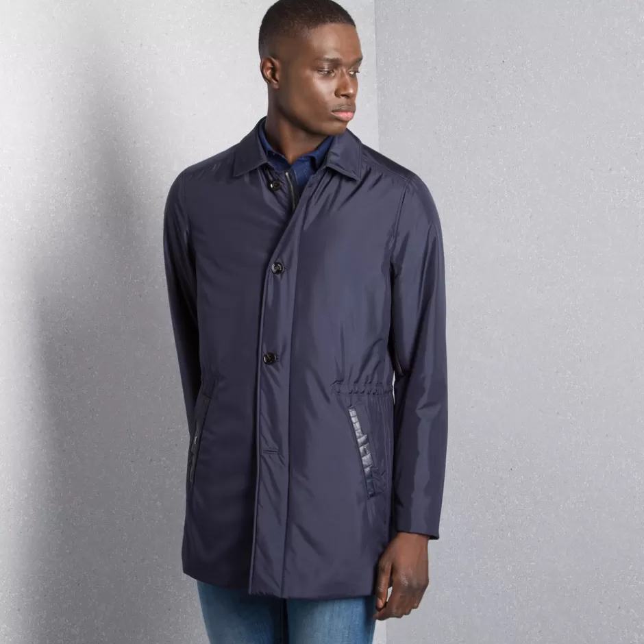 SILK AND CROCODILE LEATHER JACKET | Stefano Ricci Online