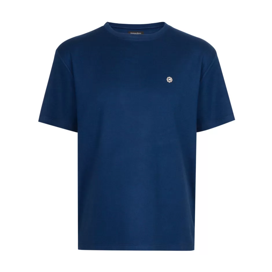 SILK CREW NECK T-SHIRT | Stefano Ricci Best