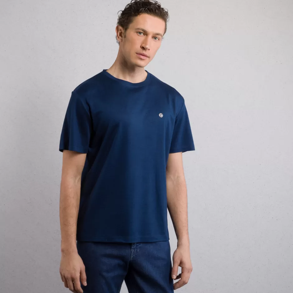 SILK CREW NECK T-SHIRT | Stefano Ricci Best