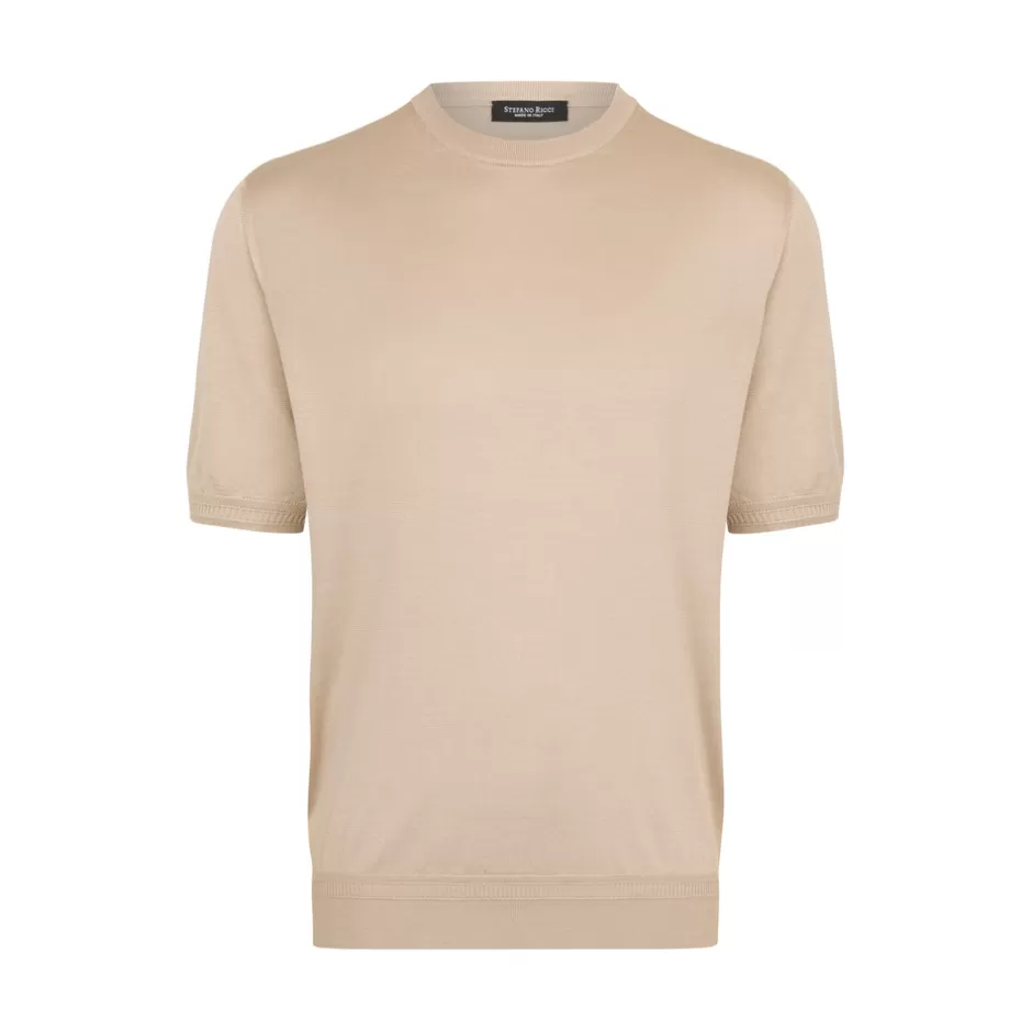 SILK CREWNECK SWEATER | Stefano Ricci Discount