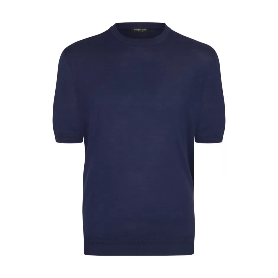 SILK CREWNECK SWEATER | Stefano Ricci Clearance