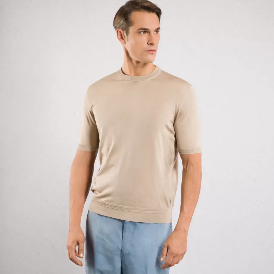 SILK CREWNECK SWEATER | Stefano Ricci Discount