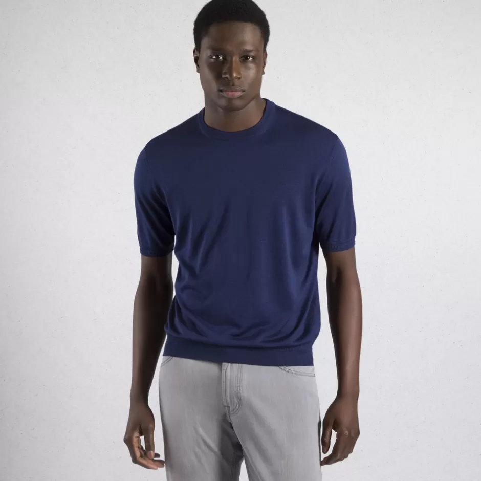 SILK CREWNECK SWEATER | Stefano Ricci Clearance
