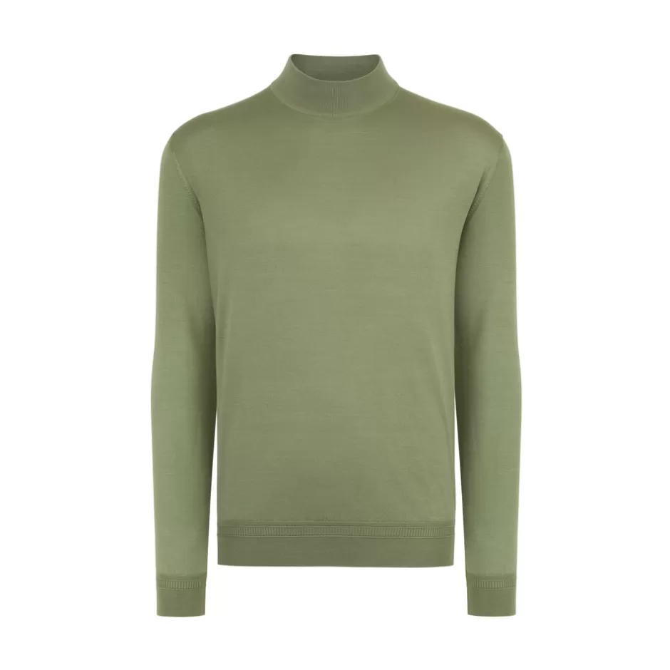 SILK MOCKNECK SWEATER | Stefano Ricci Sale