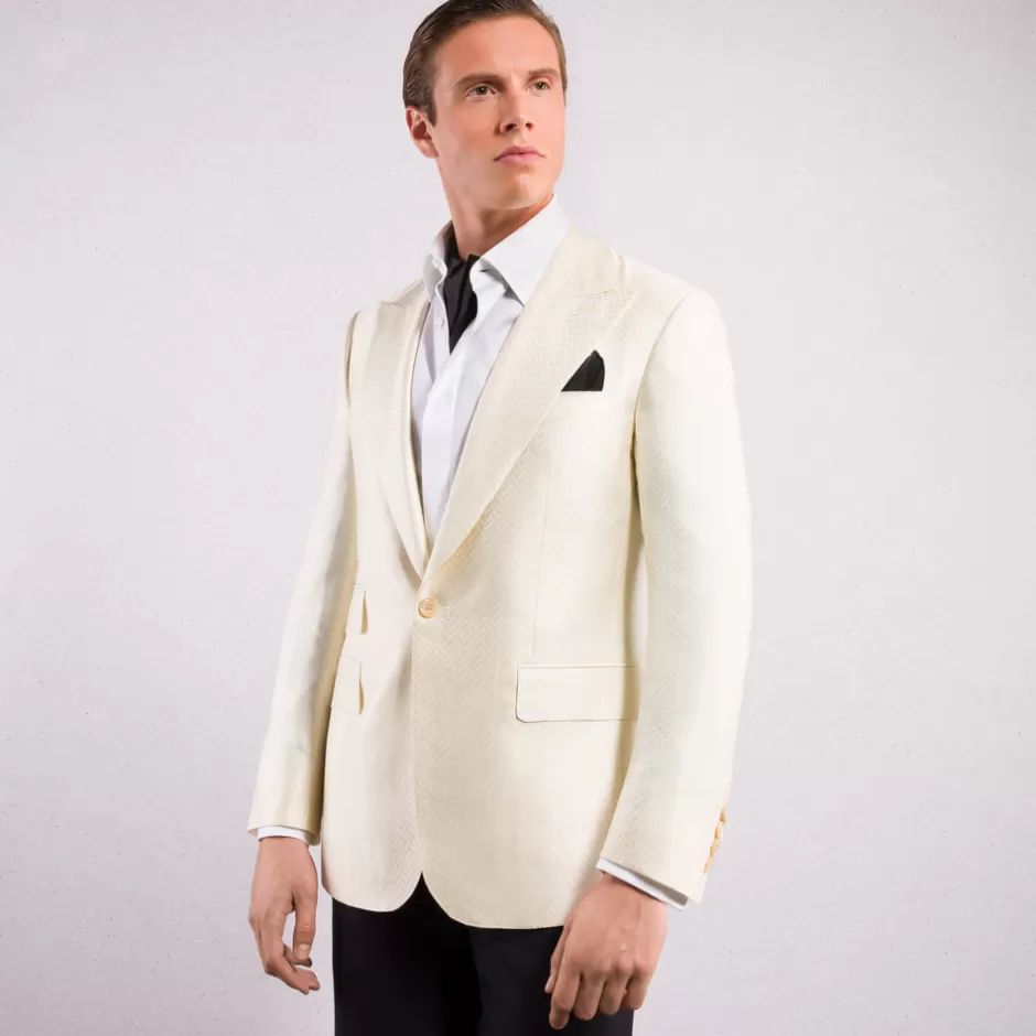 SILK ONE-BUTTON JACKET | Stefano Ricci Discount