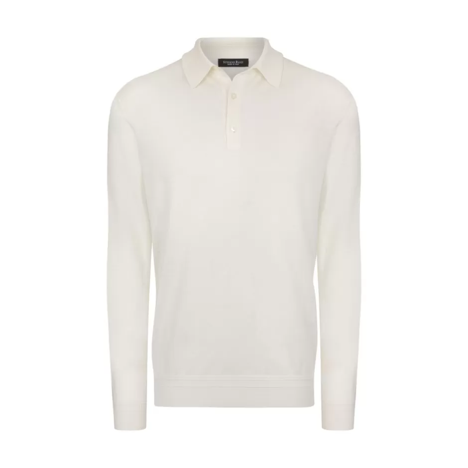 SILK THREE-BUTTON POLO SHIRT | Stefano Ricci Online
