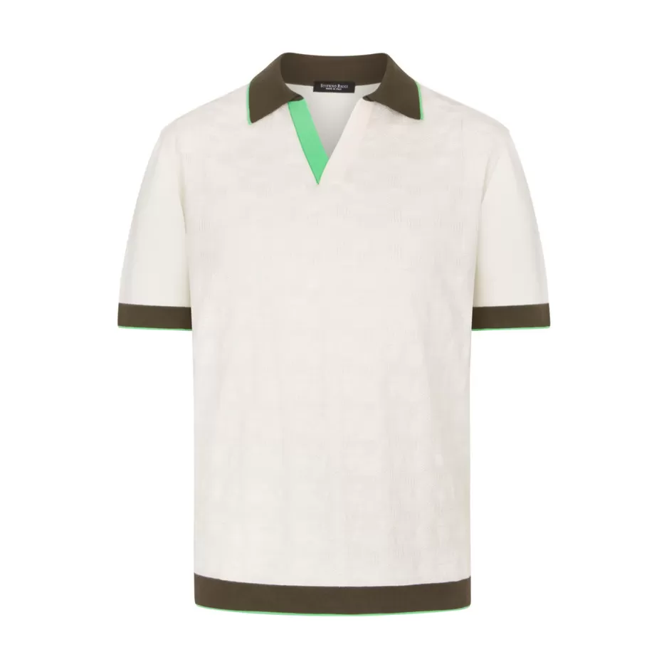 SPREAD COLLAR POLO SHIRT | Stefano Ricci Sale