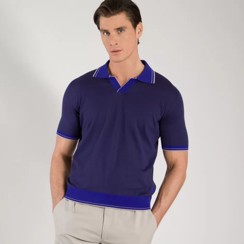 SPREAD COLLAR POLO SHIRT | Stefano Ricci Sale