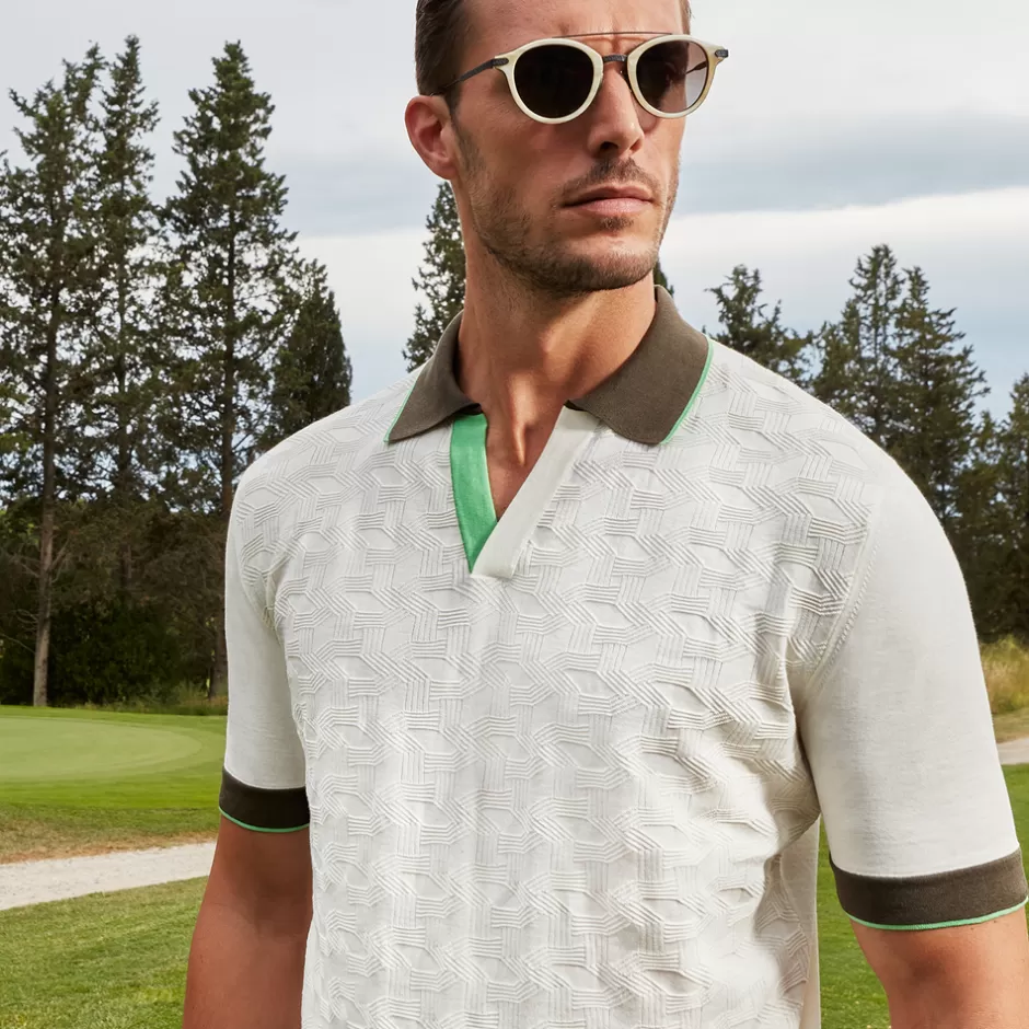 SPREAD COLLAR POLO SHIRT | Stefano Ricci Sale