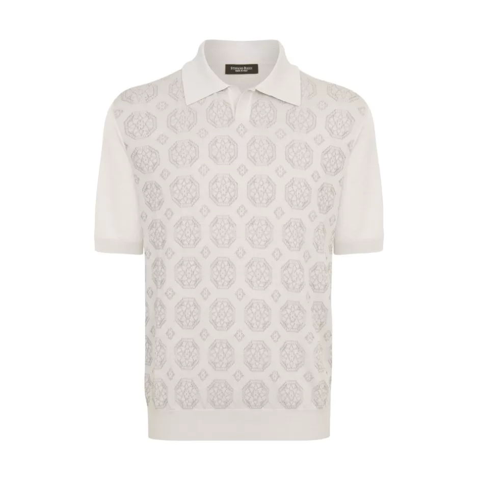 SPREAD-COLLAR POLO SHIRT | Stefano Ricci Sale
