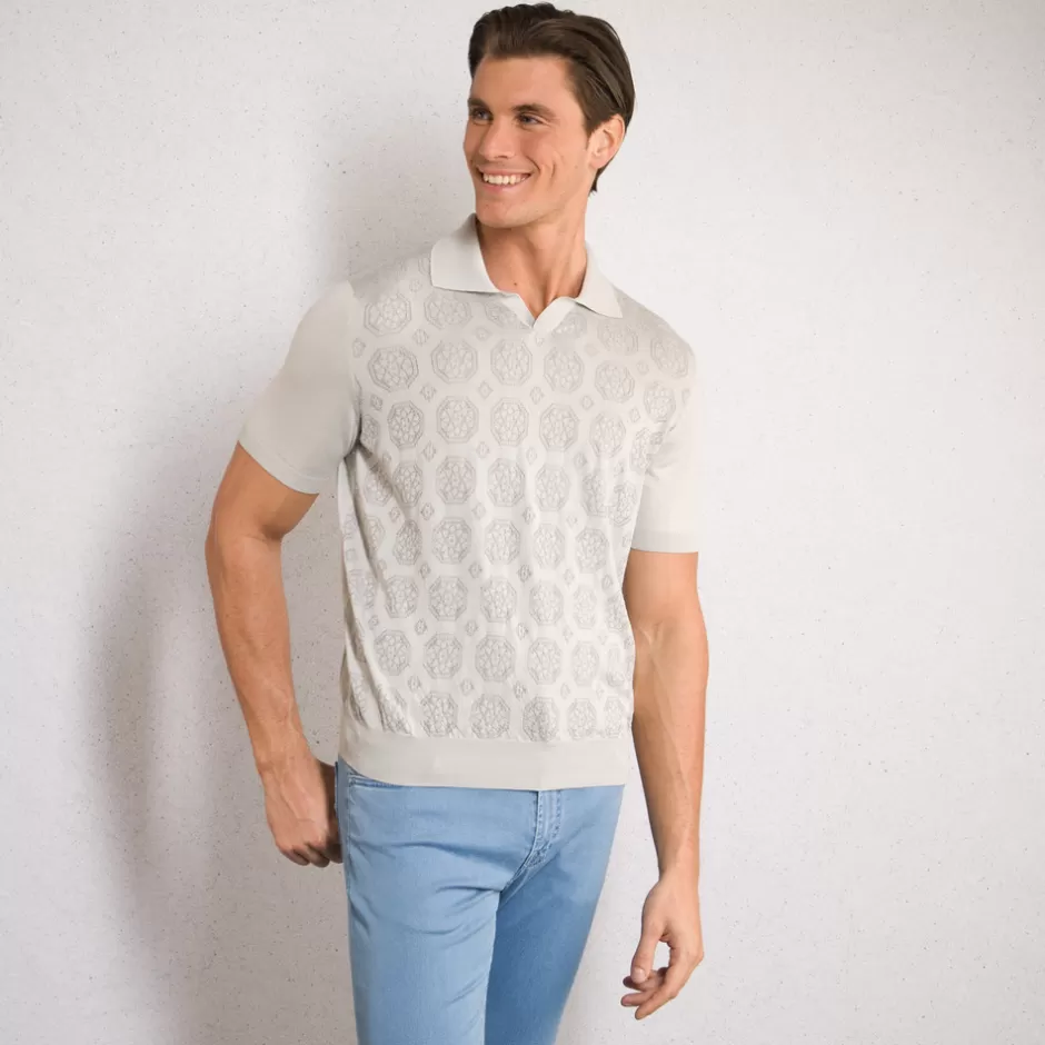 SPREAD-COLLAR POLO SHIRT | Stefano Ricci Sale