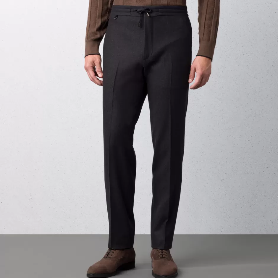 STRETCH WOOL CASUAL TROUSERS | Stefano Ricci Best Sale