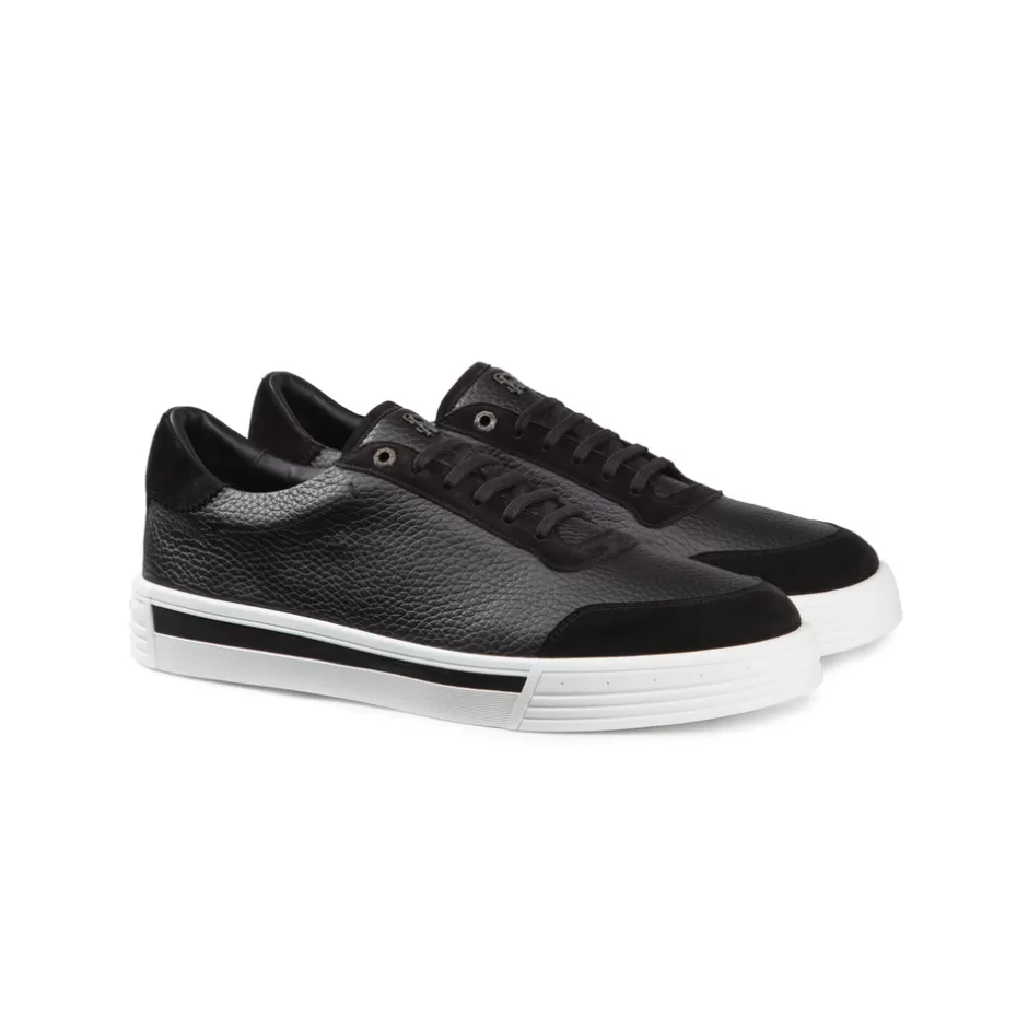 SUEDE AND CALFSKIN LEATHER SNEAKERS | Stefano Ricci Best Sale