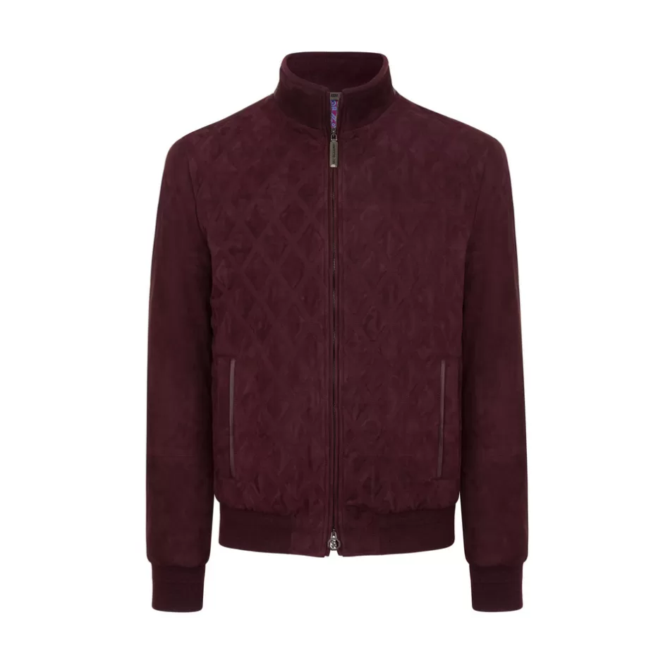 SUEDE AND LAMBSKIN LEATHER JACKET | Stefano Ricci Cheap