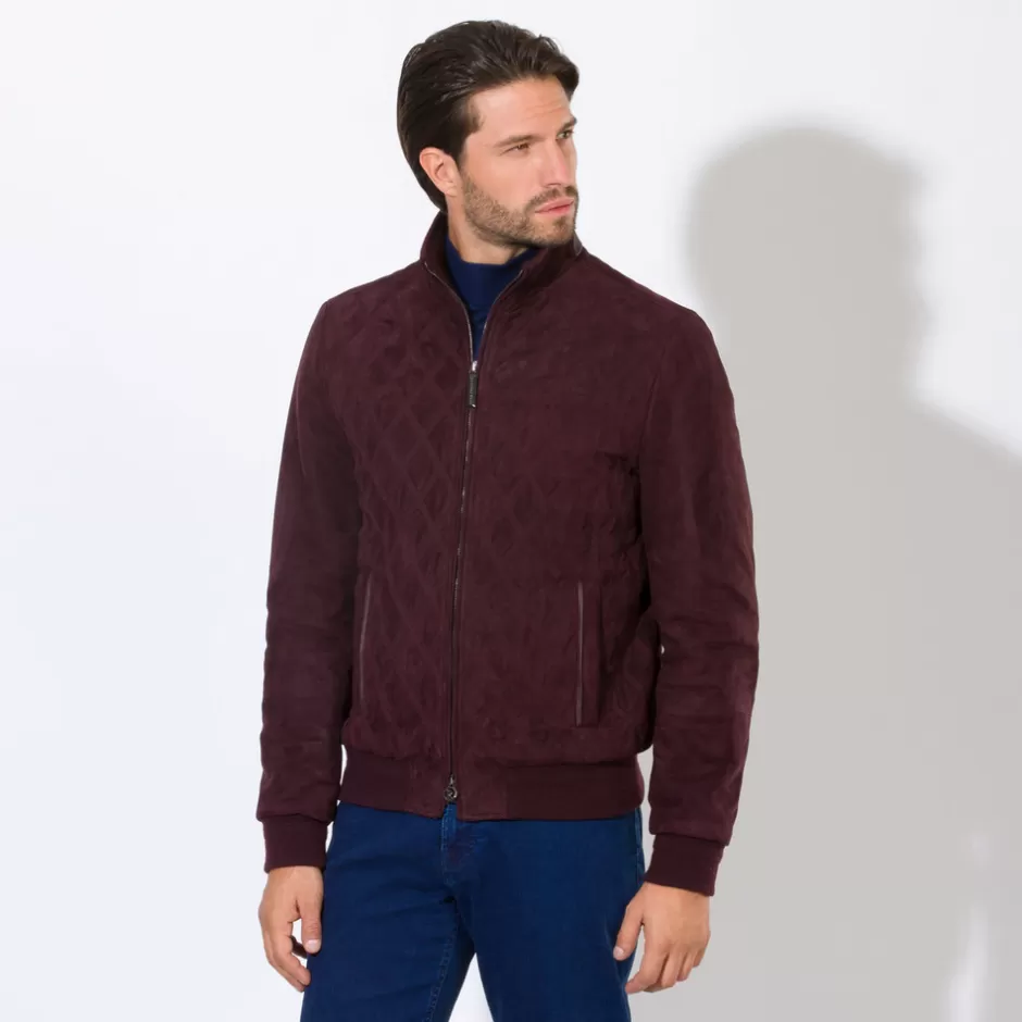 SUEDE AND LAMBSKIN LEATHER JACKET | Stefano Ricci Cheap