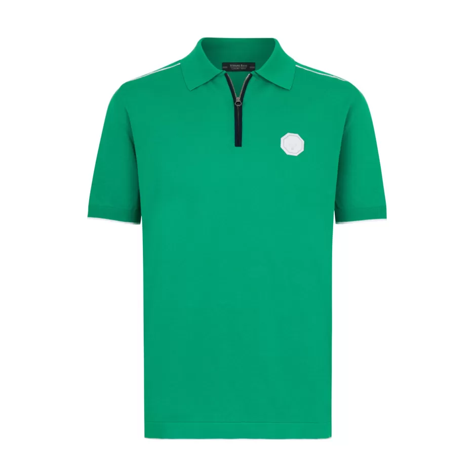 TENNIS ZIP POLO SHIRT | Stefano Ricci Store