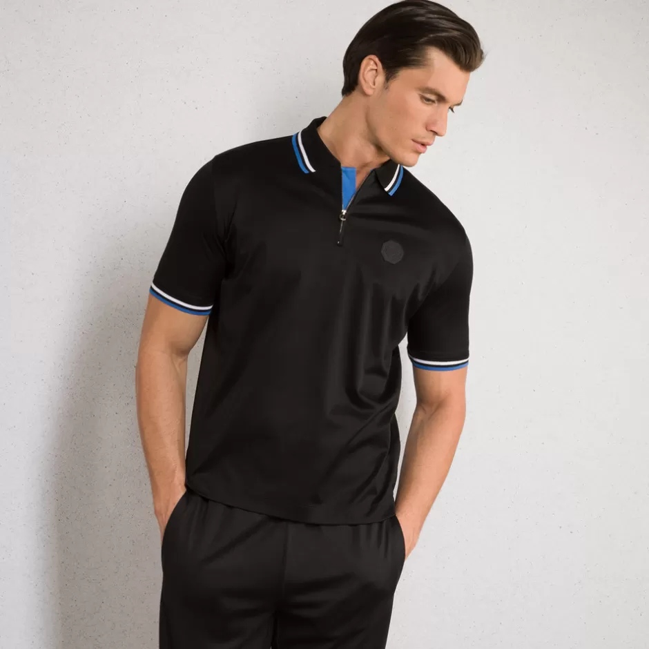 TENNIS ZIP POLO SHIRT | Stefano Ricci Flash Sale