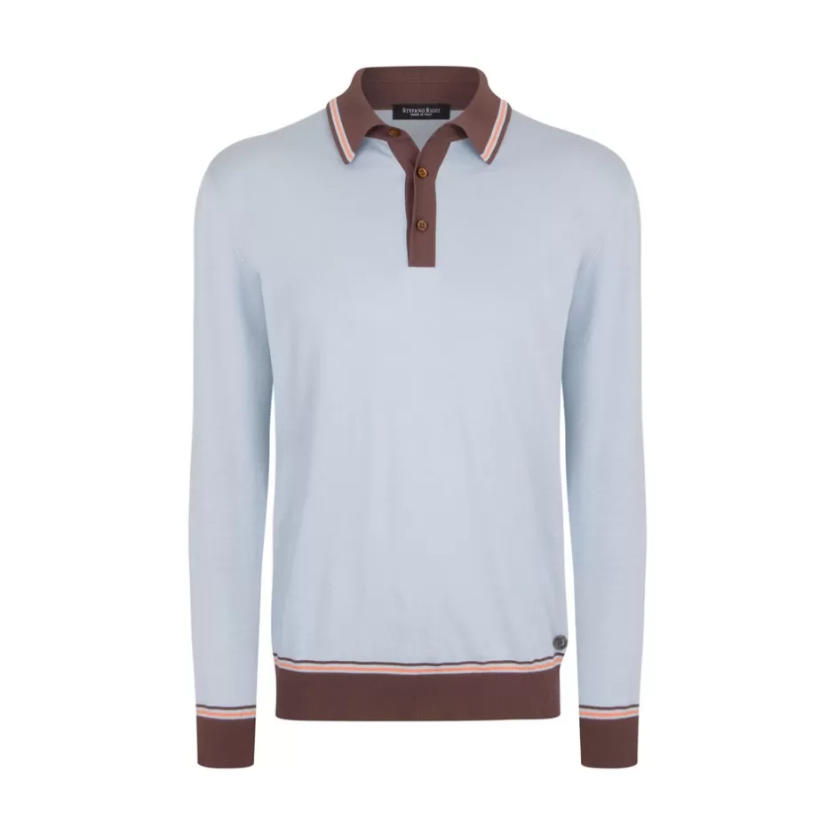 THREE-BUTTON POLO SHIRT | Stefano Ricci Store