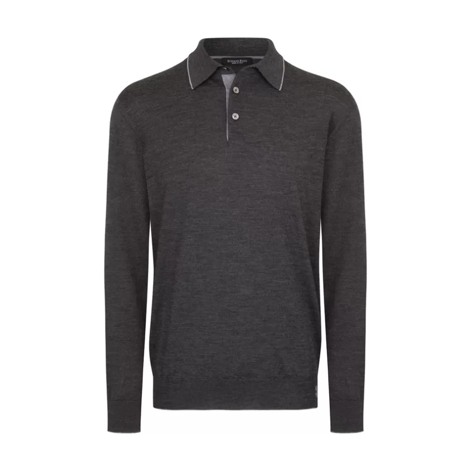 THREE-BUTTON POLO SHIRT | Stefano Ricci Sale