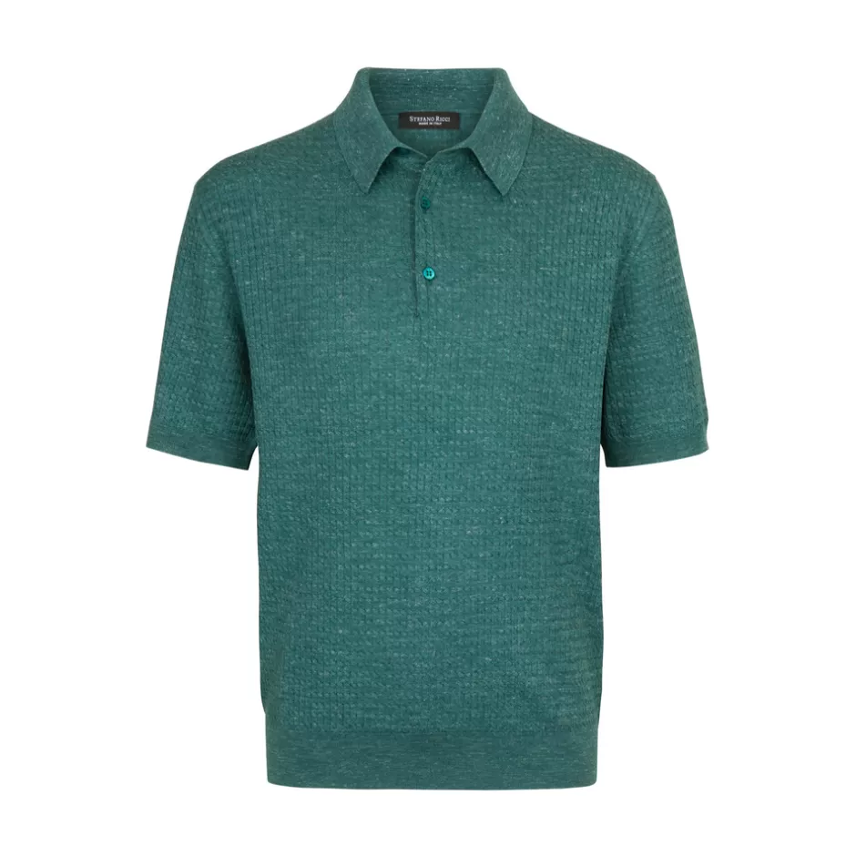 THREE-BUTTON POLO SHIRT | Stefano Ricci Online