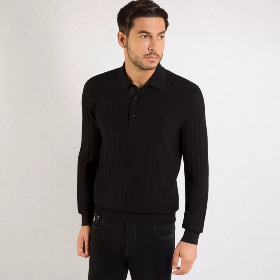 THREE-BUTTON POLO SHIRT | Stefano Ricci Online
