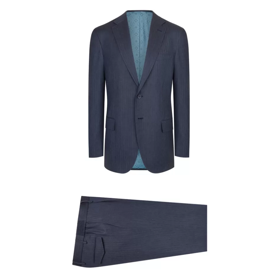 TWO-BUTTON DECONSTRUCTED SUIT | Stefano Ricci Online