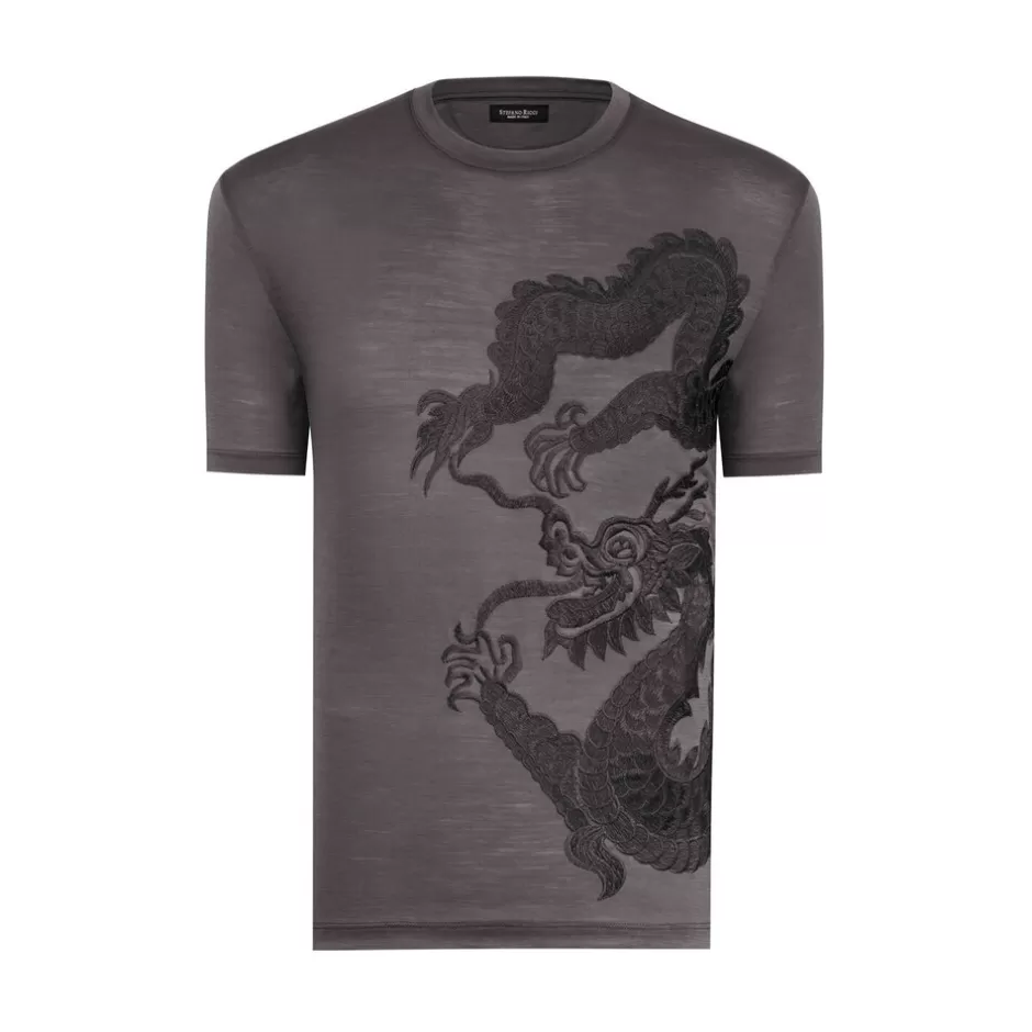 VIRGIN WOOL T-SHIRT | Stefano Ricci Cheap