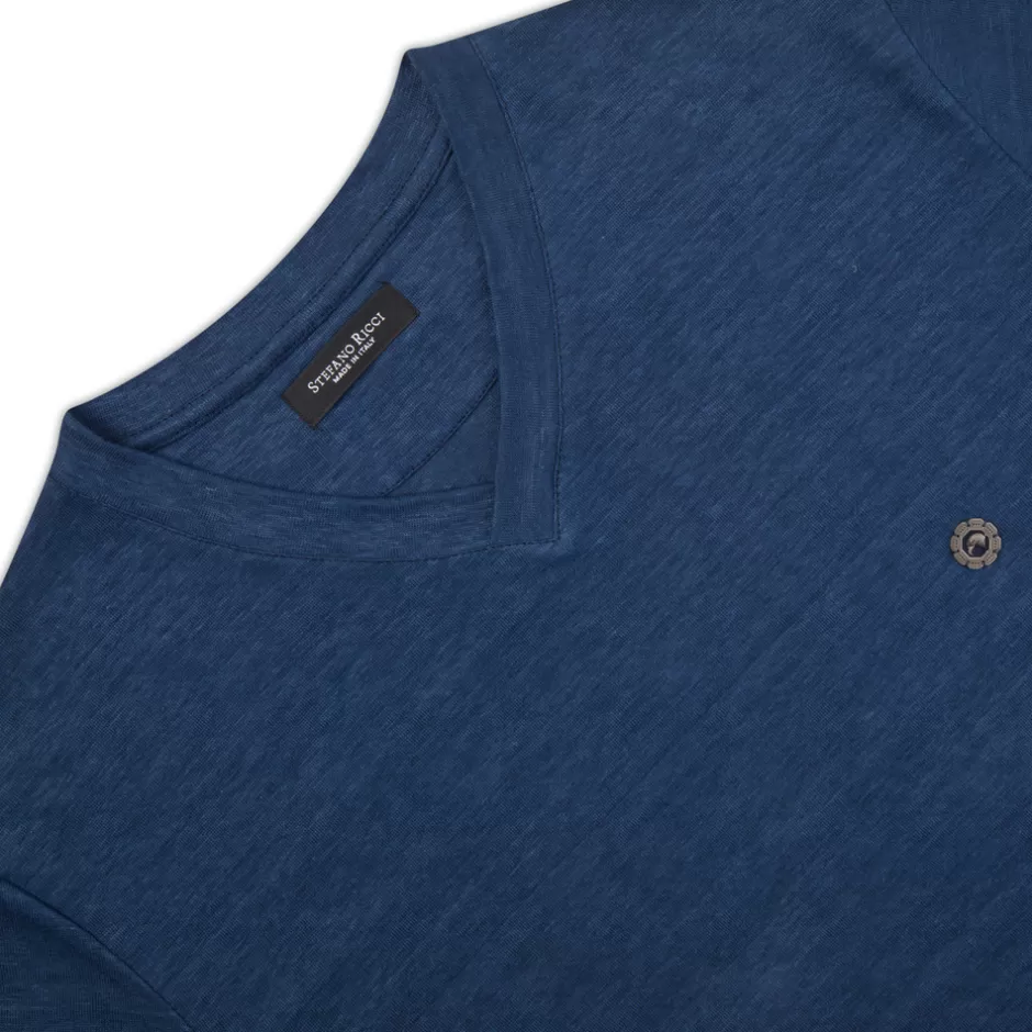 V-NECK T-SHIRT | Stefano Ricci Online